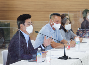 허태정 시장, 화상경마장 주변 주민들과 허심탄회
